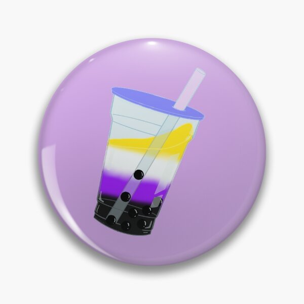 Item preview, Non Binary Bubble Tea designed and sold by KazsStickerShop.