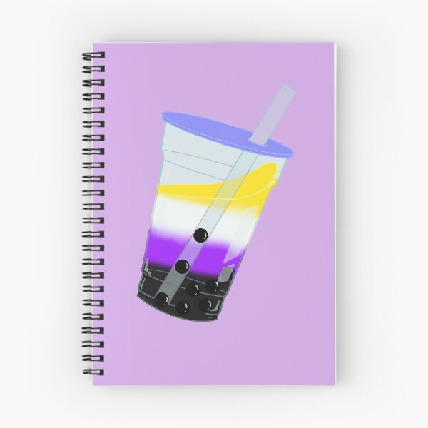 Item preview, Non Binary Bubble Tea designed and sold by KazsStickerShop.