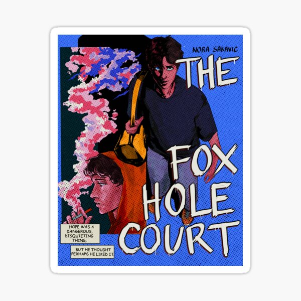 the foxhole court cover redesign Sticker