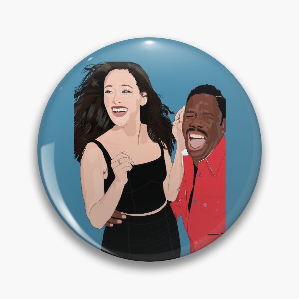 Item preview, Alycia Debnam-Carey & Colman Domingo - Friendship Goal designed and sold by Queen-V-art.