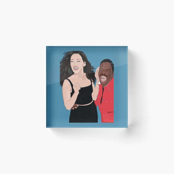 Item preview, Alycia Debnam-Carey & Colman Domingo - Friendship Goal designed and sold by Queen-V-art.