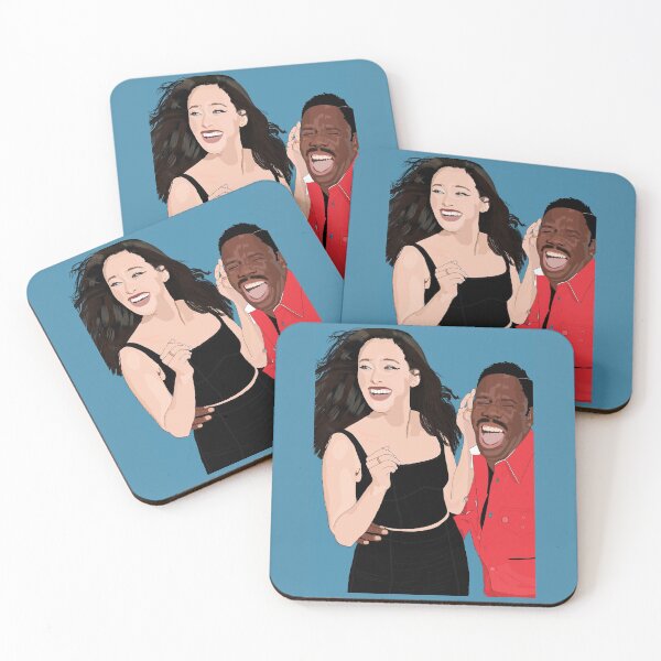 Item preview, Alycia Debnam-Carey & Colman Domingo - Friendship Goal designed and sold by Queen-V-art.