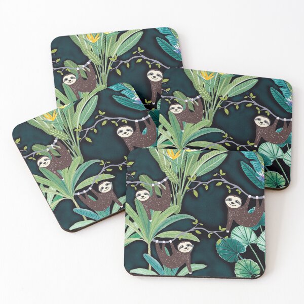 Item preview, Jungle Sloth Pattern  designed and sold by MarcSabuncu.