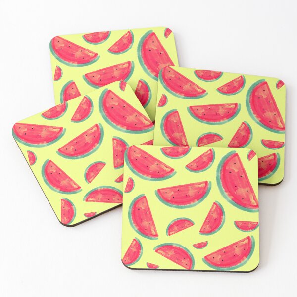 Item preview, Watermelons (light yellow background) designed and sold by ojasha.