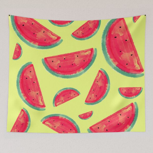 Item preview, Watermelons (light yellow background) designed and sold by ojasha.