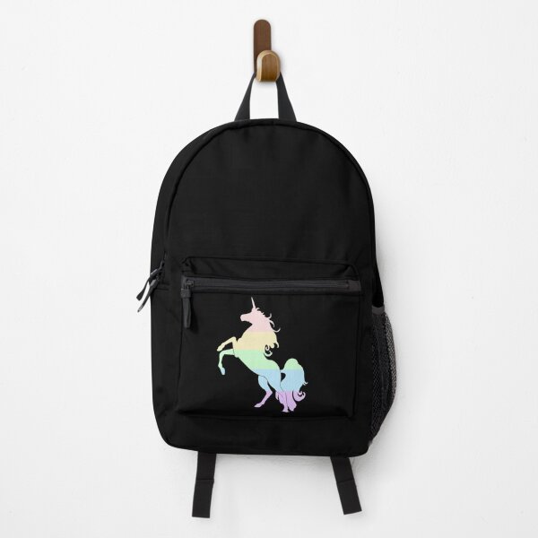 Item preview, Pastel Unicorn on Dark Solid Plain Black - Gift For Unicorn Lovers designed and sold by Sajuade.