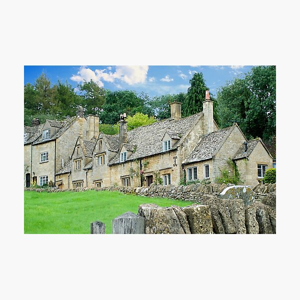 Snowshill Cottages Photographic Print