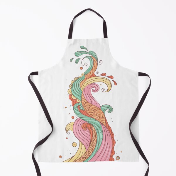 Item preview, Hand Drawn Abstract Waves Digital Art designed and sold by fahadabu.