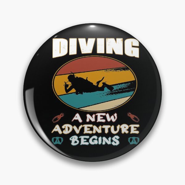 Item preview, Diving - a new adventure begins - white designed and sold by dJ-Design.
