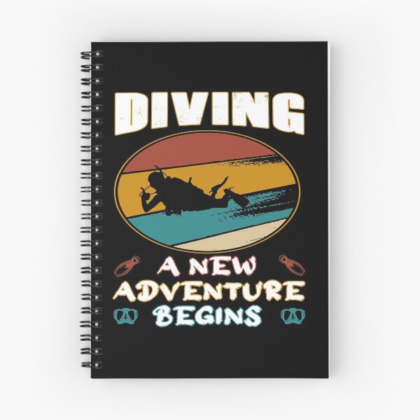 Item preview, Diving - a new adventure begins - white designed and sold by dJ-Design.