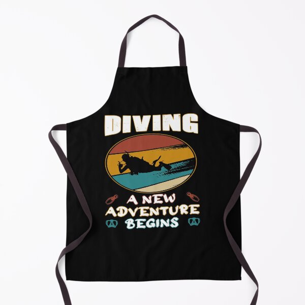 Item preview, Diving - a new adventure begins - white designed and sold by dJ-Design.