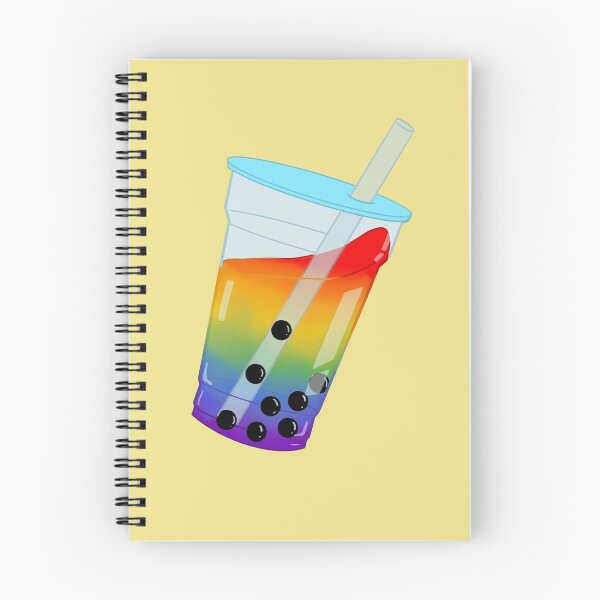 Item preview, Pride Flag Bubble Tea (Six Colours Version) designed and sold by KazsStickerShop.