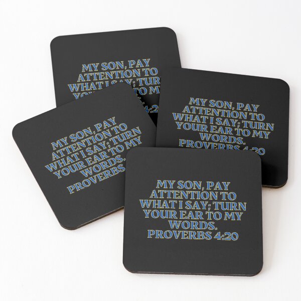 Item preview, Bible Verse Proverbs 4:20 designed and sold by Prayingwarrior.