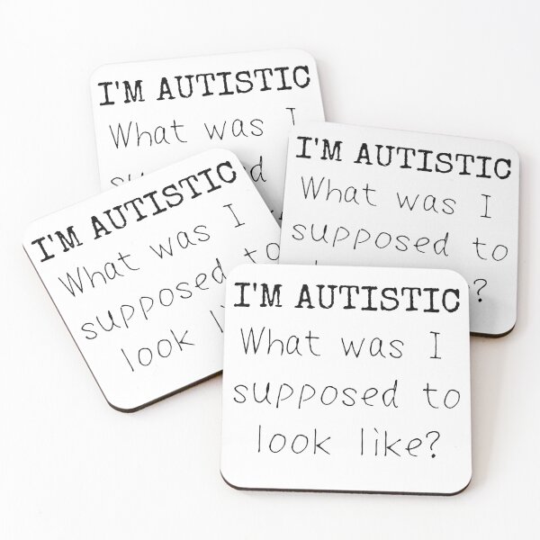 Item preview, I'm Autistic pride shirt with black ink designed and sold by AIM-USA.