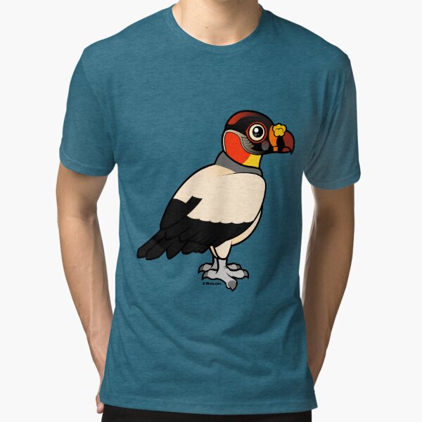 Cute King Vulture by Birdorable Tri-blend T-Shirt