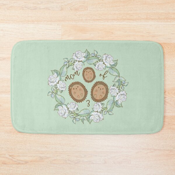 Item preview, Sage Mother's Day Cottagecore Aesthetic - Mom of 3 - Hedgehogs  designed and sold by GrimButterfly.