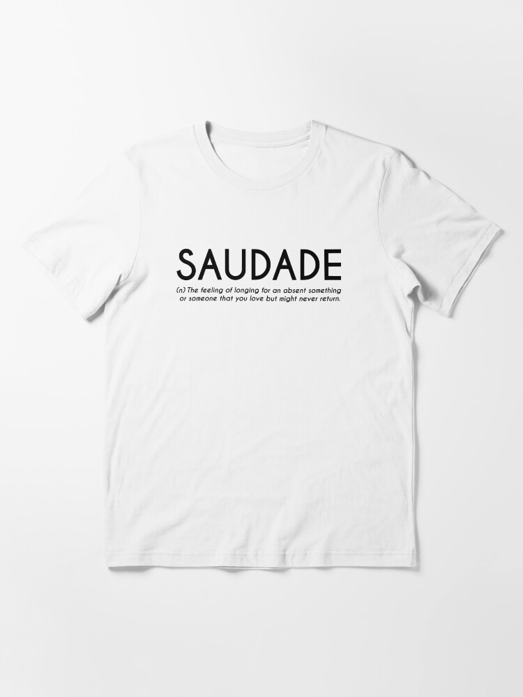 Saudade Definition In White Men's T-Shirt