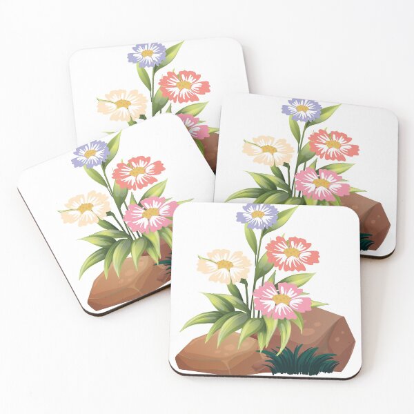 Item preview, Flowers On Rocks And Wood designed and sold by EVERTEESLOVER.
