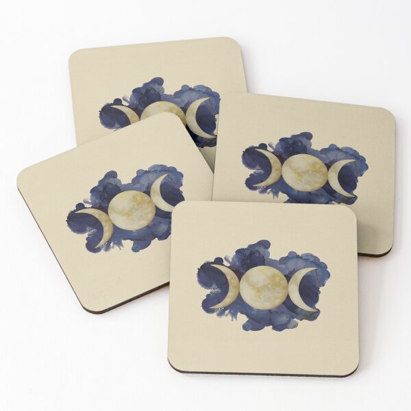 Item preview, Triple Moon - Watercolor designed and sold by k9printart.