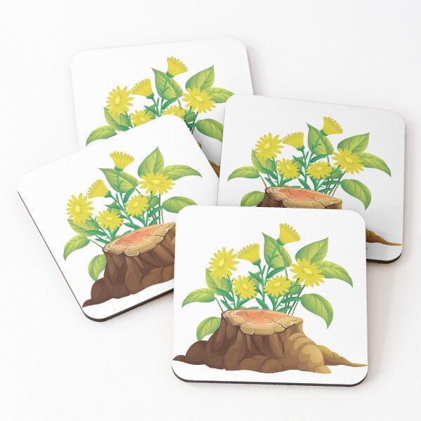 Item preview, Flowers On Rocks And Wood designed and sold by EVERTEESLOVER.