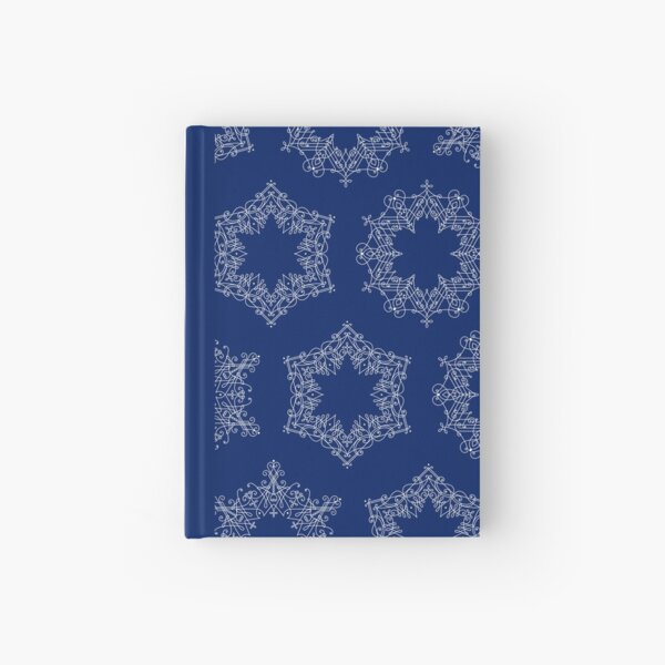 Delicate Snowflakes Hardcover Journal
