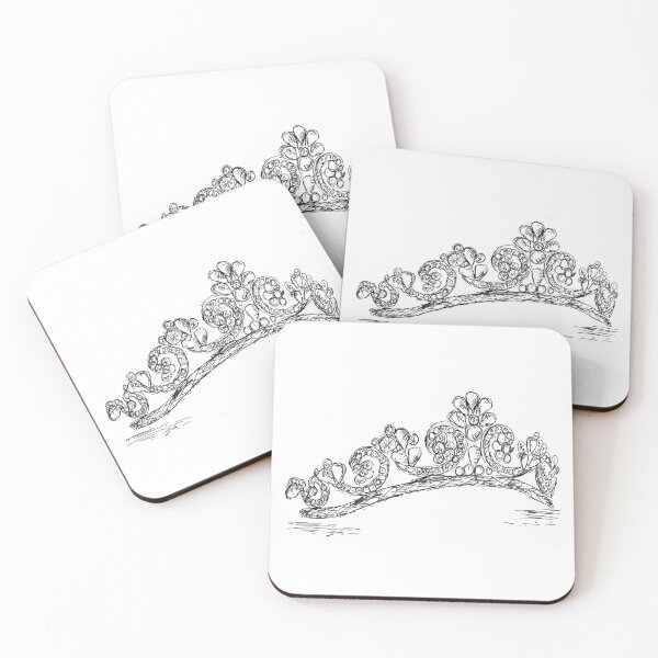 Item preview, A Hand Drawn Rough Sketch of A Jewel Tiara designed and sold by TheBattenworld.
