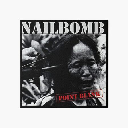 Nailbomb Point Blank Art Board Print By Lithoman2 Redbubble