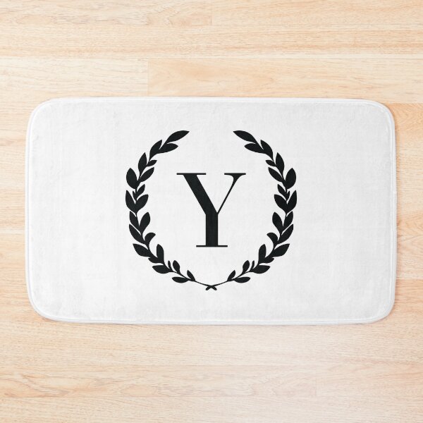 Item preview, Letter Y, Laurel wreath monogram Y, Initial Y, Laurel frame with letter Y designed and sold by KateBilous.