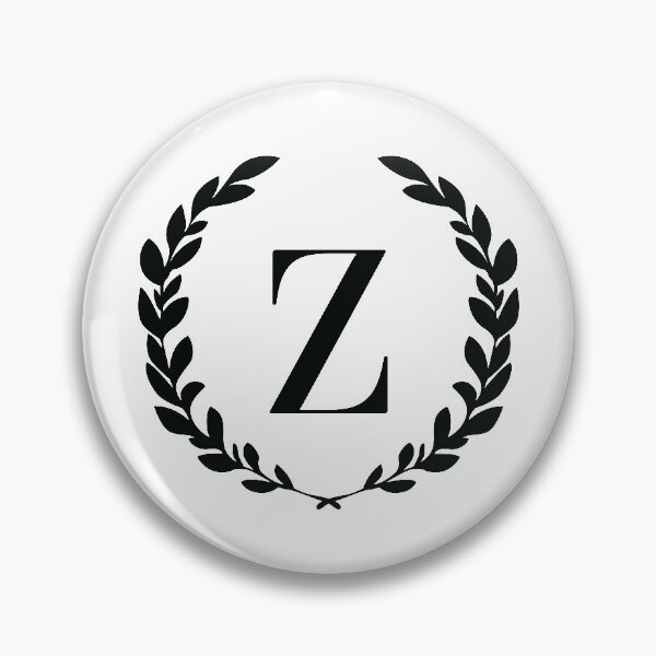 Item preview, Letter Z, Laurel wreath monogram Z, Initial Z, Laurel frame with letter Z designed and sold by KateBilous.