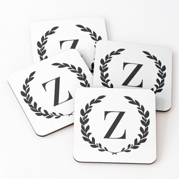 Item preview, Letter Z, Laurel wreath monogram Z, Initial Z, Laurel frame with letter Z designed and sold by KateBilous.