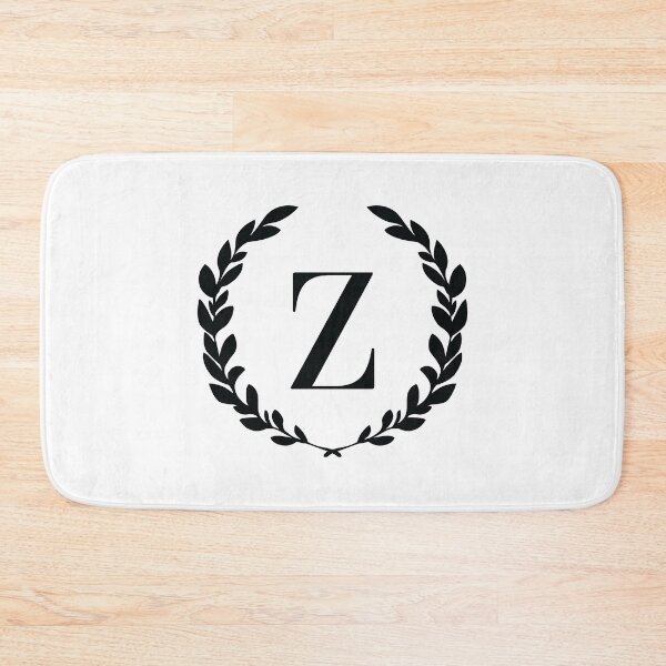 Item preview, Letter Z, Laurel wreath monogram Z, Initial Z, Laurel frame with letter Z designed and sold by KateBilous.