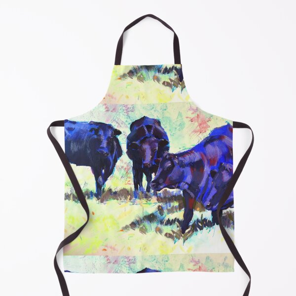Item preview, Black cows painting designed and sold by MikeJory.