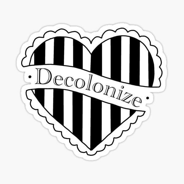 Item preview, Decolonize heart design designed and sold by Skidskunx.