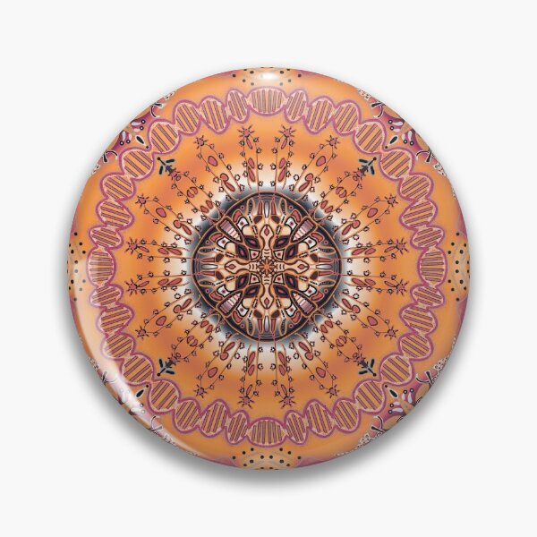Item preview, Surreal DNA and unicellular organism, orange version designed and sold by Osher-BioArt.