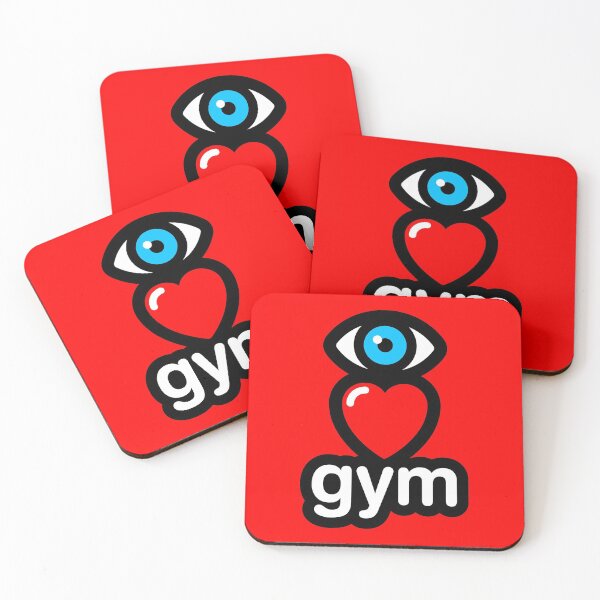 Item preview, i love gym (red - vertical) designed and sold by MisterSquid.