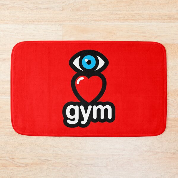 Item preview, i love gym (red - vertical) designed and sold by MisterSquid.