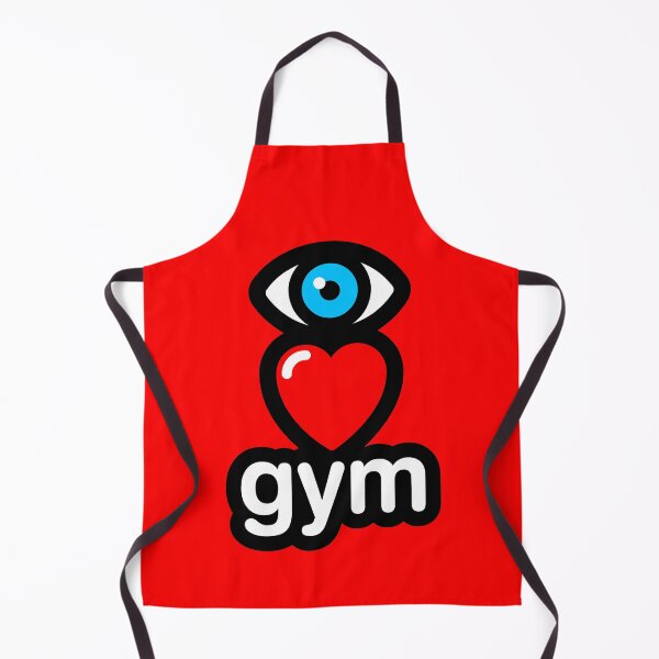 Item preview, i love gym (red - vertical) designed and sold by MisterSquid.