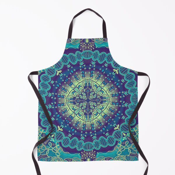 Item preview, Surreal DNA and unicellular organism, blue version designed and sold by Osher-BioArt.