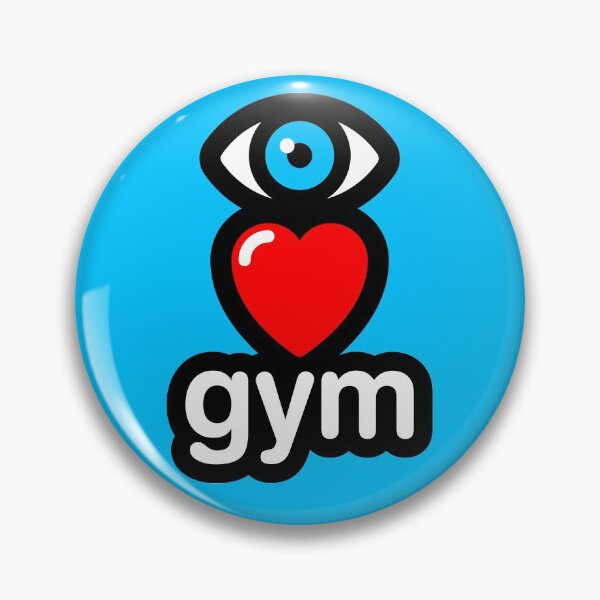 Item preview, i love gym (blue - vertical) designed and sold by MisterSquid.