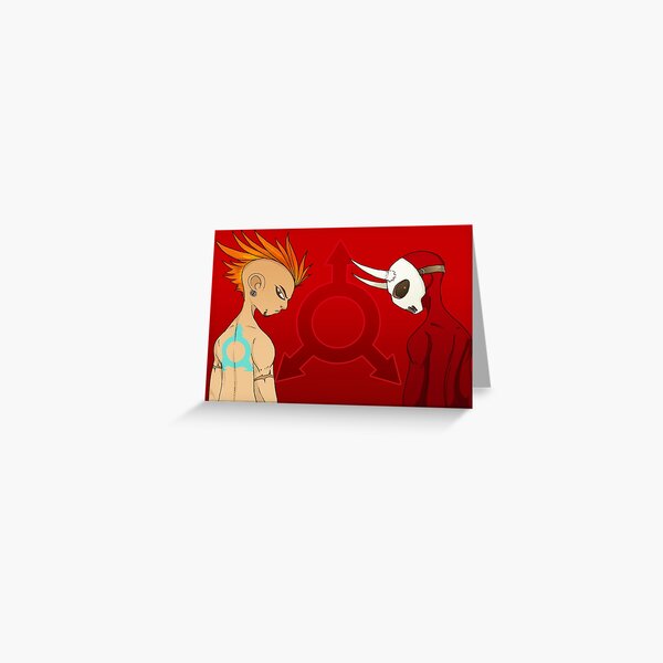 J. Mephisto (Aequos logo) Greeting Card