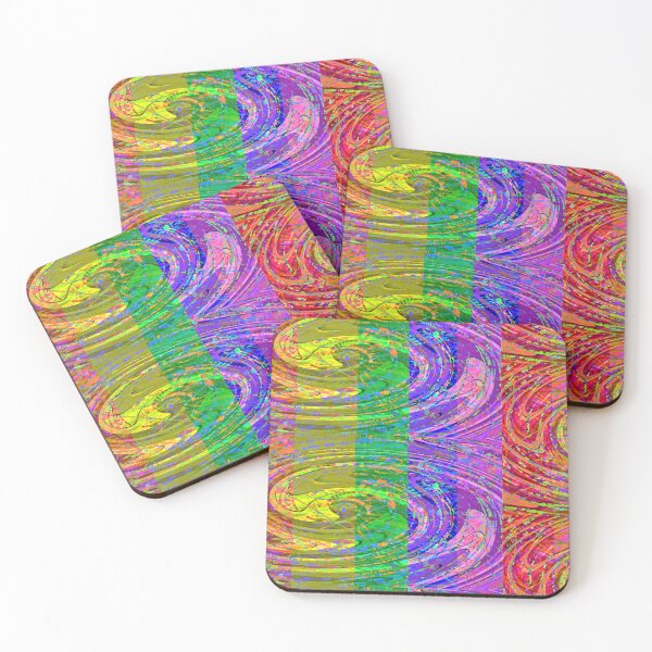 Item preview,  pinkmulti-coloured pattern  designed and sold by Phoebe Leech.