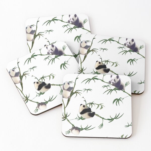 Item preview,  panda bamboo  seamless pattern designed and sold by Maria Mihailova.