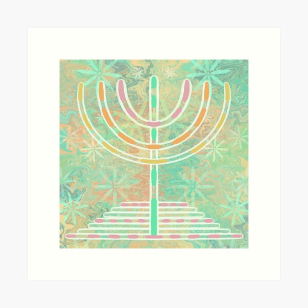 Item preview, Jewish Menorah  designed and sold by Osher-BioArt.