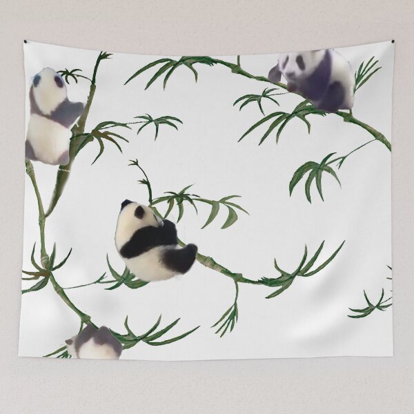 Item preview,  panda bamboo  seamless pattern designed and sold by Maria Mihailova.