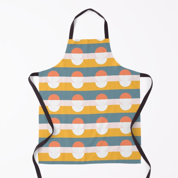 Item preview, Geometric Minimal Sunset Sunrise Pattern Bauhaus mid-century designed and sold by Yellow-Studio.