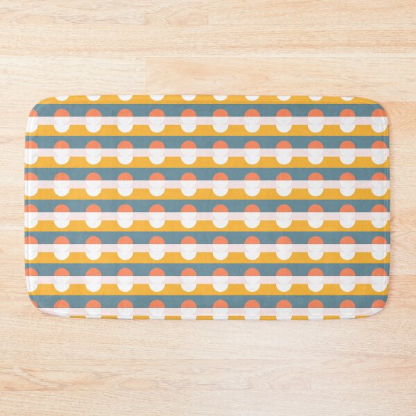 Item preview, Geometric Minimal Sunset Sunrise Pattern Bauhaus mid-century designed and sold by Yellow-Studio.