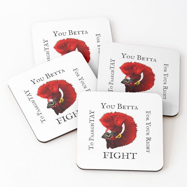 Item preview, RED BETTA PARTY designed and sold by WokeWords.