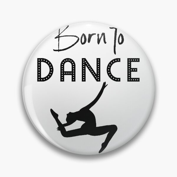 Item preview, Born To Dance Quote / Love Dancing Silhouette Dancer Graphic design designed and sold by CreatedByHeidi.