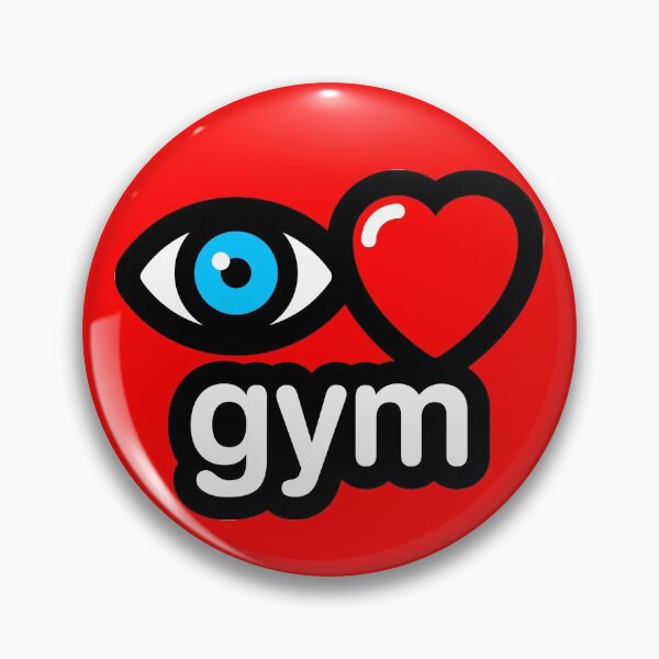 Item preview, i love gym (red) designed and sold by MisterSquid.