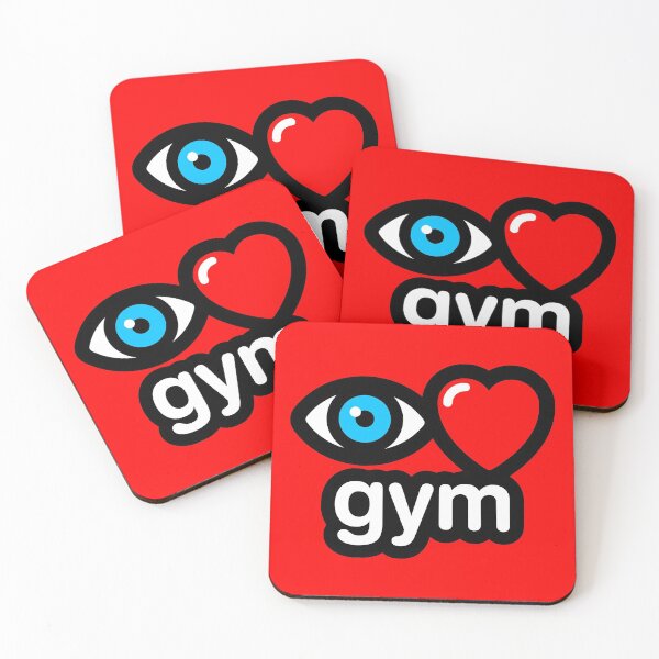 Item preview, i love gym (red) designed and sold by MisterSquid.